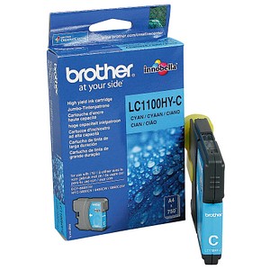 Die perfekte Ausstattung für Ihr Druckgerät: die brother LC-1100HYC cyan DruckerpatroneUm mehr über die brother LC-1100HYC cyan Druckerpatrone zu erfahren