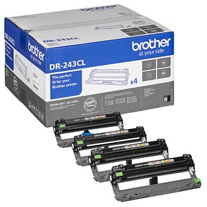 brother DR-243CL  schwarz, cyan, magenta, gelb Trommel, 4er-Set