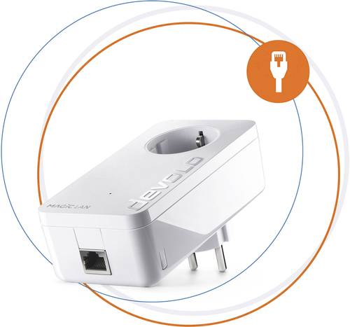 Devolo Magic 2 LAN 1-1-1 DE/AT Powerline Einzel Adapter 2400MBit/s