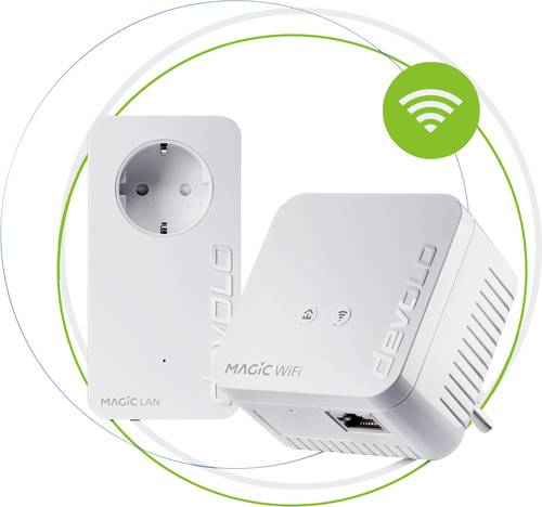 Devolo Magic 1 WiFi mini Starter Kit Powerline WLAN Network Kit 1200MBit/s