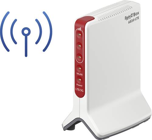 AVM FRITZ!Box 6820 LTE WLAN Router mit Modem Integriertes Modem: LTE 2.4GHz 450MBit/s