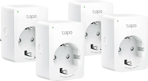 TP-LINK Tapo P100(4-pack) V1.2 Tapo P100(4-pack) V1.2 Bluetooth Funk-Steckdosen-Set 4teilig