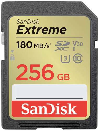 SanDisk Extreme SDXC-Karte 256 GB Class 10 UHS-I Wasserdicht