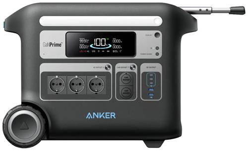 Anker 767 PowerHouse Powerstation 640000 mAh LiFePO 4 Schwarz