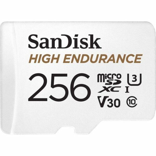 Jederzeit Einsatzbereit Mit einer Aufnahmeleistung von bis zu 20.000 Stunden können Sie bei der SanDisk® microSD™-Karte für Langzeitvideoaufnahmen sicher sein