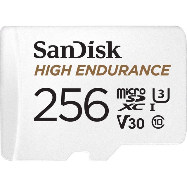 Sandisk microSDXC-Karte 256GB Class 10 UHS-I Class Speicherkarte (inkl. SD-Adapter)