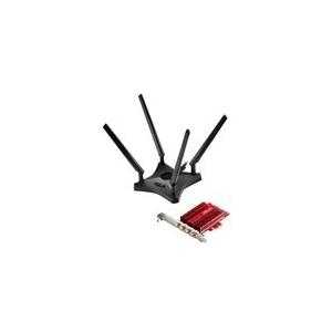 ASUS PCE-AC88 – Netzwerkadapter – PCIe – 802,11b, 802,11a, 802,11g, 802,11n, 802,11ac (90IG02H0-BM0000)