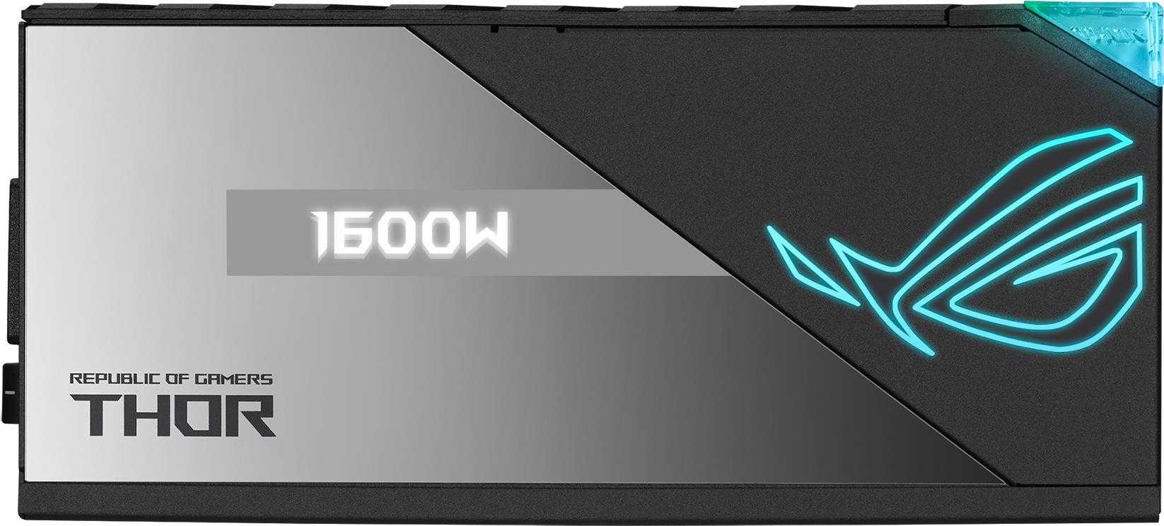 ASUS ROG THOR 1600W Titanium Netzteil 20+4 pin ATX Schwarz – Silber (90YE00K0-B0NA00)