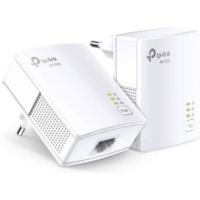 Erweiterung der zuverlässigen WLAN- Verbindung über die Stromkabel. TP-Link TL-PA7017KIT Gigabit-LAN-Port für ultraschnelle WLAN-Verbindung  Mit einem Gigabit-LAN-Port bietet der TL-PA7017 KIT schnellen Datentransfer und ermöglicht unterbrechungsfreies Ultra-HD-Videostreaming auf dem jeweiligen angeschlossenen Netzwerkgerät. TL-PA7017 KIT ist Ihre beste Auswahl zum Genießen aller bandbreitintensiven Anwendungen.  Plug and Play