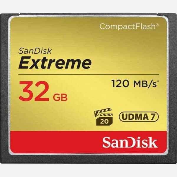 SanDisk Extreme CompactFlash UHS-I VPG-20 Speicherkarte