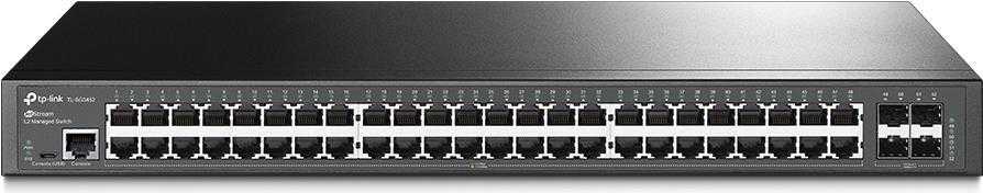 TP-Link SG3400 JetStream Rackmount Gigabit Managed Switch, 48x RJ-45, 4x SFP (TL-SG3452)