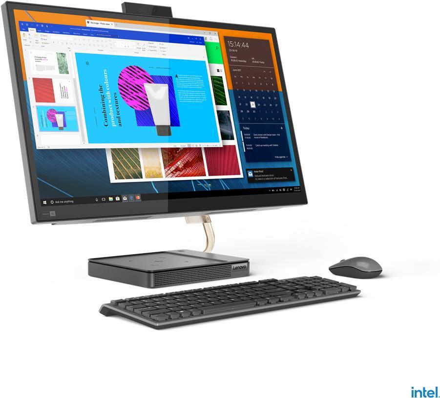 Lenovo IdeaCentre AIO 5 27IOB6 F0G4 – All-in-One (Komplettlösung) – mit Ständer – Core i7 11700T / 1.4 GHz – RAM 16 GB – SSD 1 TB – NVMe – GF RTX 3050 – GigE – WLAN: Bluetooth 5.0, 802.11a/b/g/n/ac/ax – Win 11 Home – Monitor: LED 68.6 cm (27) 2560 x 1440 (QHD) – Tastatur: Deutsch – dunkelgrau – TopSeller – mit 3 Years Lenovo Premium Care with Onsite