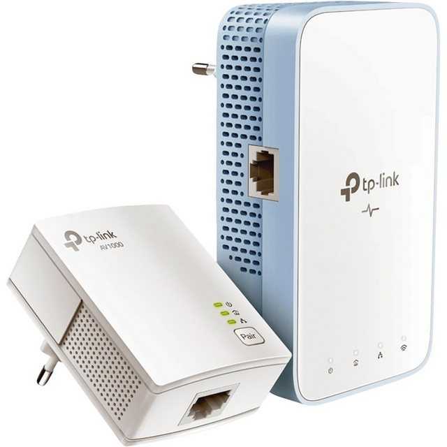 TP-Link TL-WPA7519 Kit – Powerline Adapter WLAN – weiß Netzwerk-Adapter