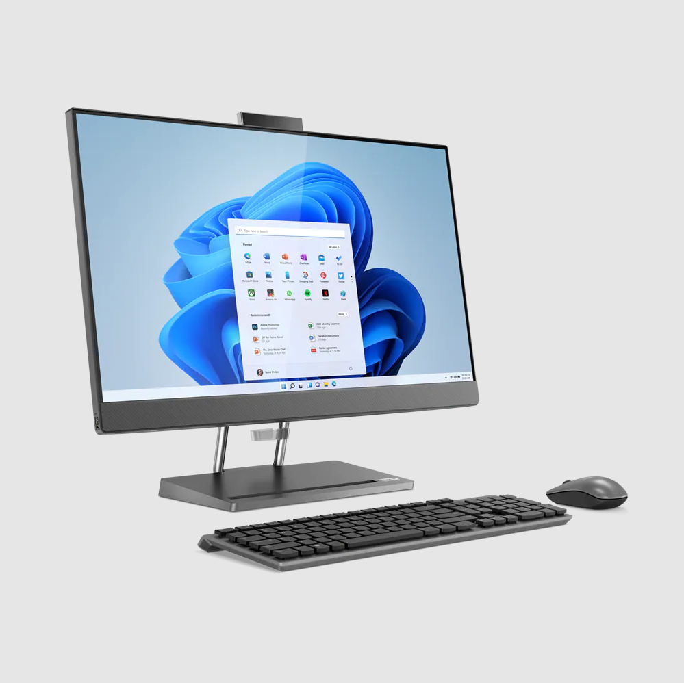 Kurzinfo: Lenovo IdeaCentre AIO 5 27IAH7 F0GQ - All-in-One (Komplettlösung) - mit Ständer - Core i5 12500H / 2.5 GHz - RAM 16 GB - SSD 1 TB - NVMe - Iris Xe Graphics - GigE - WLAN: Bluetooth 5.0