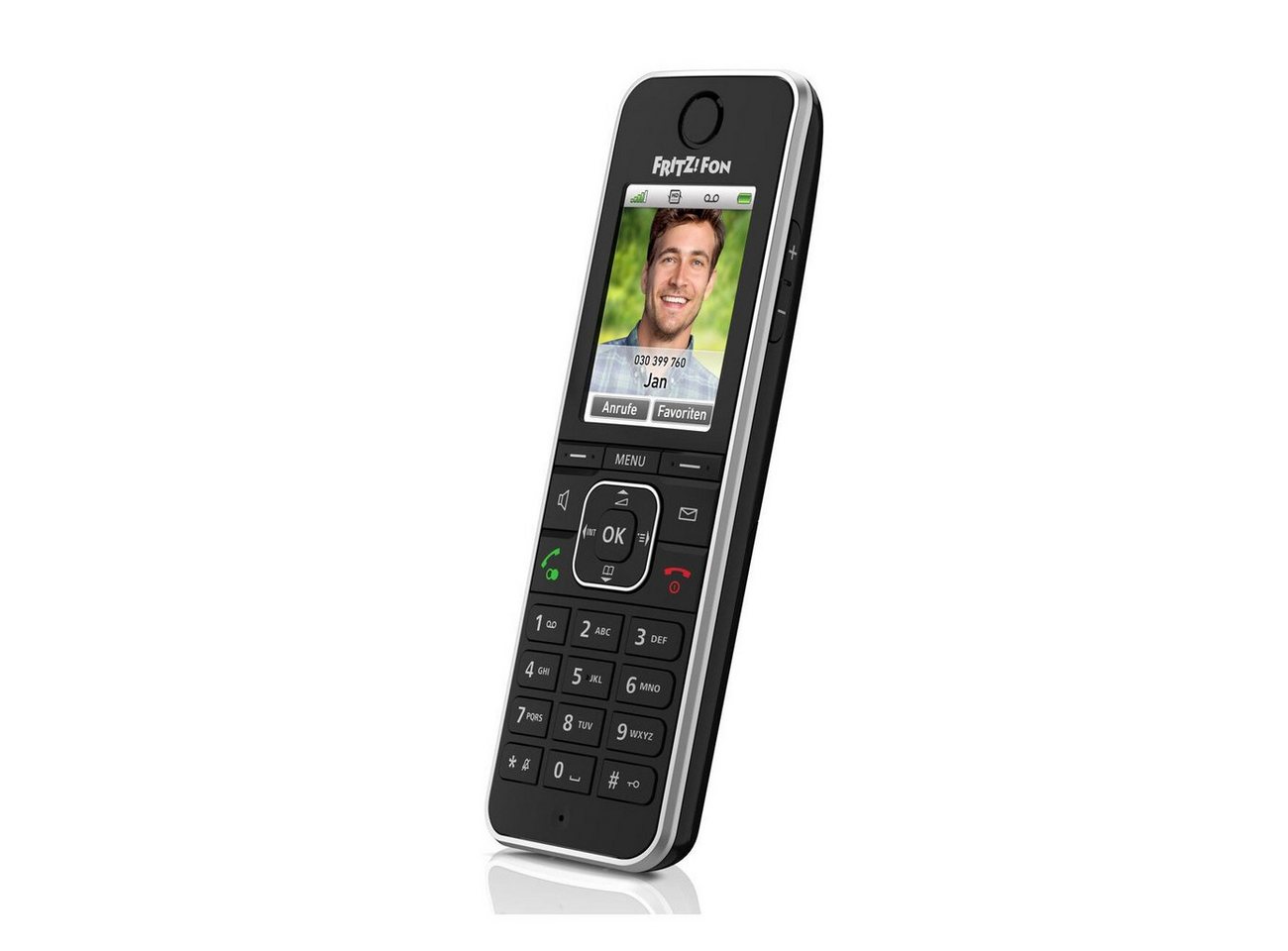 AVM FRITZ!Fon C6 black Festnetztelefon