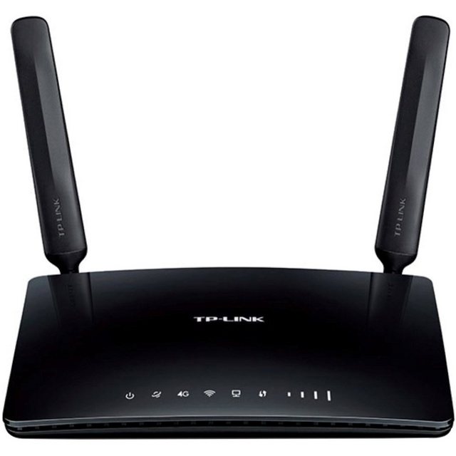 TP-Link Archer MR200 - LTE RouterTP-LINKs Archer MR200 eignet sich ideal für den Einsatz unterwegs oder in ländlichen Gegenden ohne DSL-Verfügbarkeit. Er unterstützt den Mobilfunkstandard LTE/4G mit bis zu 150 Mbit/s im Download und 50 Mbit/s im Upload für unterbrechungsfreies Videostreaming und Online-Gaming. Dank eingebautem Modem bedarf es nur einer freigeschalteten 4G/LTE-SIM-Karte