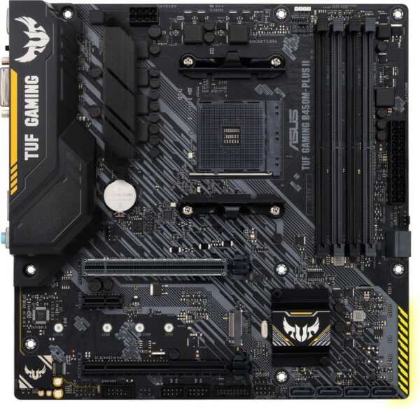 Kurzinfo: ASUS TUF GAMING B450M-PLUS II - Motherboard - micro ATX - Socket AM4 - AMD B450 - USB-C Gen1