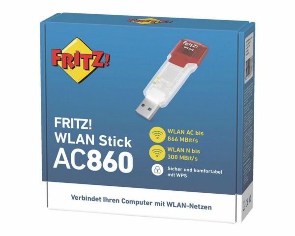 WLAN AC bis 866 MBit/s und WLAN N bis 300 MBit/s