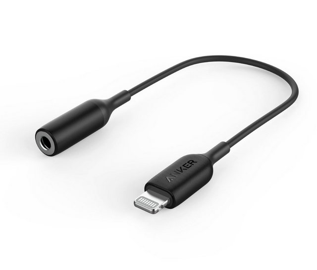 Anker Audio-Adapter, 3.5mm Audio Adapter mit MFi Lightning Stecker