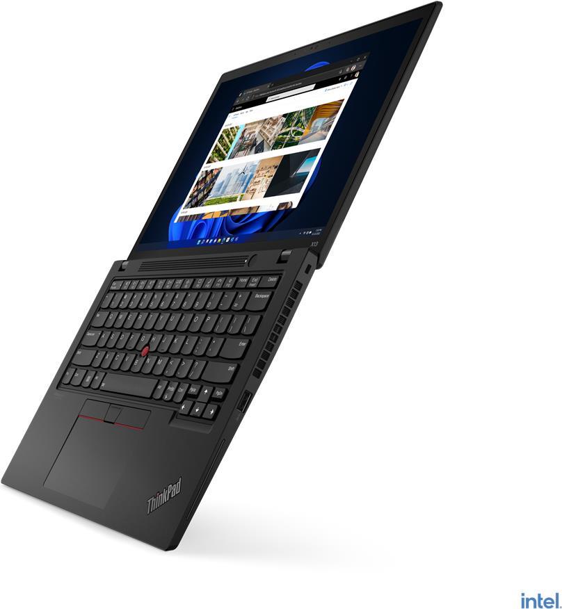 Kurzinfo: Lenovo ThinkPad X13 Gen 3 21BN - 180°-Scharnierdesign - Intel Core i7 1255U / 1.7 GHz - Evo - Win 10 Pro 64-Bit (mit Win 11 Pro Lizenz) - Iris Xe Graphics - 16 GB RAM - 1 TB SSD TCG Opal Encryption 2