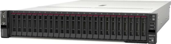 Kurzinfo: Lenovo ThinkSystem SR650 V2 7Z73 - Server - Rack-Montage - 2U - zweiweg - 1 x Xeon Silver 4309Y / 2.8 GHz - RAM 32 GB - SAS - Hot-Swap 6.4 cm (2.5) Schacht/Schächte - keine HDD - Matrox G200 - kein Betriebssystem - Monitor: keiner Gruppe Desktops & Server Hersteller Lenovo Hersteller Art. Nr. 7Z73A06WEA EAN/UPC Produktbeschreibung: Lenovo ThinkSystem SR650 V2 - Rack-Montage - Xeon Silver 4309Y 2.8 GHz - 32 GB - keine HDD Typ Server - Rack-Montage Höhe (Rack-Einheiten) 2U Lokalisierung Region: EMEA Server-Skalierbarkeit Zweiweg Prozessor 1 x Intel Xeon Silver 4309Y / 2.8 GHz (3.6 GHz) (8 Kerne) Cache-Speicher 12 MB L3 Cache pro Prozessor 12 MB RAM 32 GB (installiert) / 8 TB (Max) - DDR4 SDRAM - ECC Massenspeicher-Controller RAID (SATA 6Gb/s / SAS 12Gb/s) - PCIe 3.0 x8 (ThinkSystem RAID 9350-8i) Server-Speichereinschübe Hot-Swap 6.4 cm (2.5) Festplatte Keine HDD Optischer Speicher Kein optisches Laufwerk Grafik-Controller Matrox G200 Videospeicher 16 MB Stromversorgung (50/60