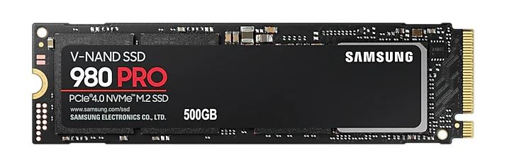 Samsung 980 PRO NVMe M.2 SSD – 500 GB verschlüsselt intern – M.2 2280 – Puffer: 512 MB – 256-Bit-AES – TCG Opal Encryption (MZ-V8P500BW)