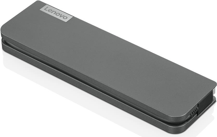 Lenovo USB-C Mini Dock – Kabelgebunden – USB 3.2 Gen 1 (3.1 Gen 1) Type-C – 3,5 mm – 10,100,1000 Mbit/s – Grau – CB – BSMI – SII – CU – Ukraine – Kvalitet – LOA – NOM – cULus – FCC – ICES – CE – RCM – VCCI – KCC – EAC (40AU0065SA)