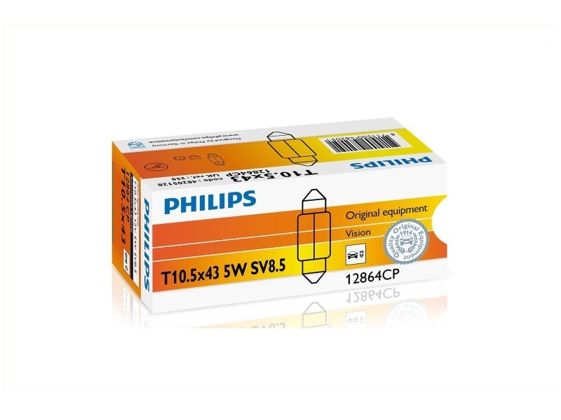 PHILIPS Sofitte 5W [12V] (1 Stk.) Spannung: 12: V Nennleistung: 5: W Sockelausführung: SV8