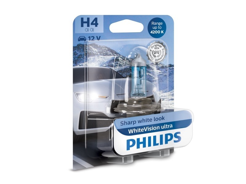 PHILIPS Glühlampe, Fernscheinwerfer WhiteVision ultra (12342WVUB1) für NISSAN