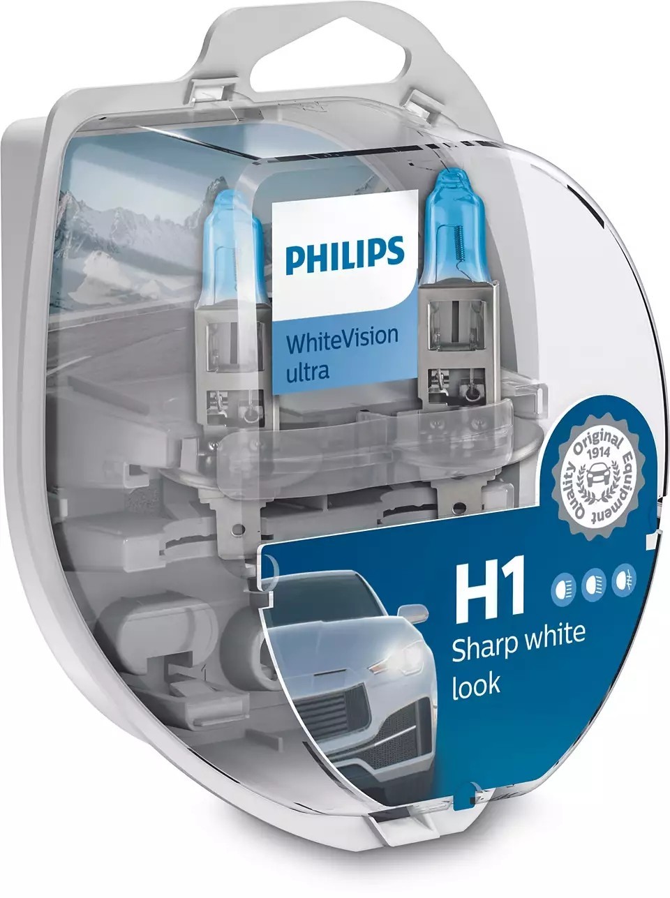 PHILIPS H1 WhiteVision ultra (12258WVUSM) für Ford Capri III BMW 7 Mercedes-Benz