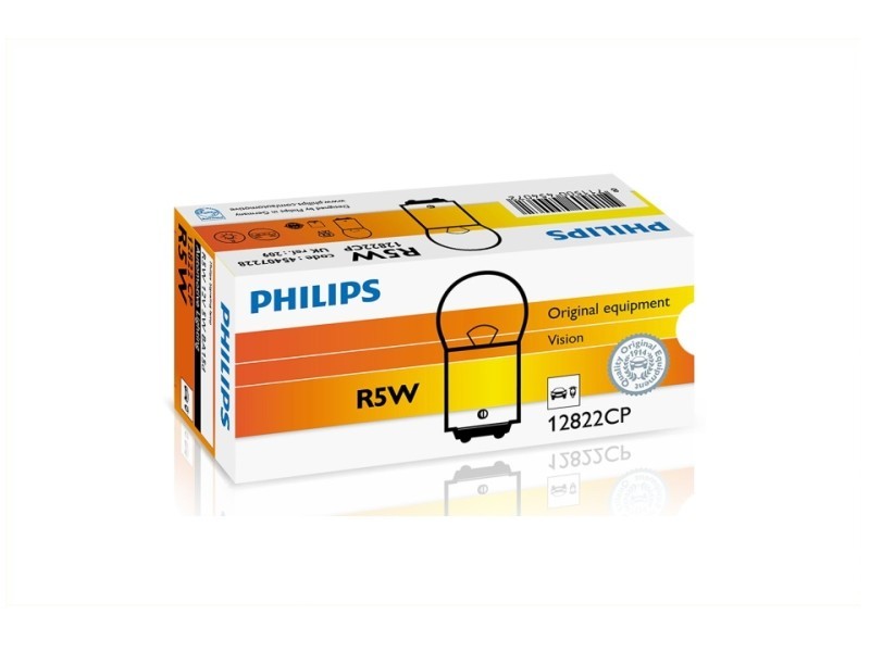 PHILIPS Glühlampe R5W BA15d [12V] (1 Stk.) 12V