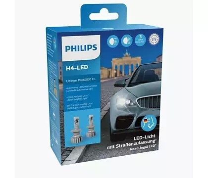 PHILIPS H4-LED Ultinon Pro6000 (11342U6000X2)