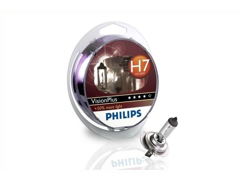 PHILIPS Glühlampe, Fernscheinwerfer VisionPlus 12V