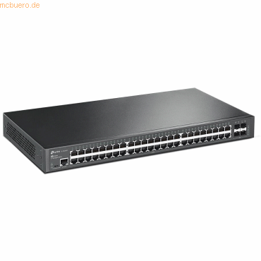 Der TL-SG3452 von TP-Link ist ein praktischer Gigabit L2 Managed Switch mit 48 Ports und 4 SFP-Steckplätzen für ein komplettes Omada-Netzwerk. Er bietet hohe Leistung und leistungsstarke L2- und L2+-Funktionen wie statisches Routing