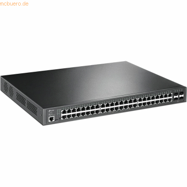 Der TL-SG3452P von TP-Link ist ein praktischer Gigabit L2 Managed Switch mit 48 Gigabit PoE Ports und 4 SFP-Steckplätzen für ein komplettes Omada-Netzwerk. Er bietet hohe Leistung und leistungsstarke L2- und L2+-Funktionen wie statisches Routing