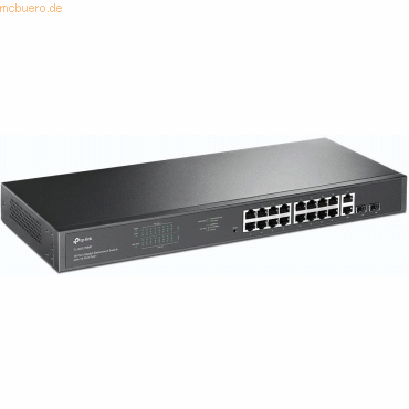 Professioneller Hochleistungs-18-Port-Gigabit-Rackmount-Switch mit 16 PoE+-Ports.Das PoE-Leistungsbudget von insgesamt 250 W für die 16x Gigabit-PoE+-Ports ermöglicht zahlreiche Einsatzmöglichkeiten