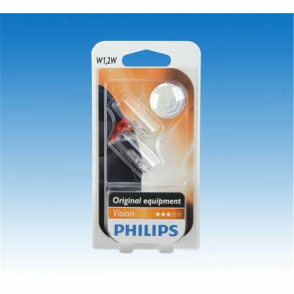 Vision Glassockellampe Hochwertiges Produkt in Originalausrüster-Qualität von Philips.  2er Pack