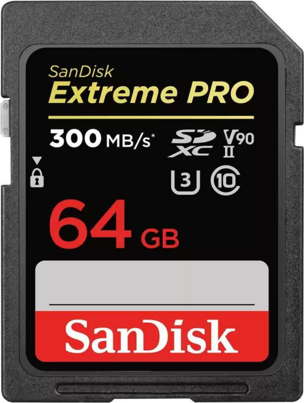 Kurzinfo: SanDisk Extreme Pro - Flash-Speicherkarte - 64 GB - UHS-II U3 / Class10 - 1733x/2000x - SDXC UHS-II Gruppe Flash-Speicher Hersteller SanDisk Hersteller Art. Nr. SDSDXDK-064G-GN4IN Modell Extreme Pro EAN/UPC 0619659186616 Produktbeschreibung: SanDisk Extreme Pro - Flash-Speicherkarte - 64 GB - SDXC UHS-II Produkttyp Flash-Speicherkarte Formfaktor SDXC UHS-II Speicherkarte Speicherkapazität 64 GB Geschwindigkeit UHS-II U3 / Class10 - 1733x/2000x Software inbegriffen RescuePRO Deluxe (1-Jahr-Download) Ausführliche Details Allgemein Produkttyp Flash-Speicherkarte Speicherkapazität 64 GB Kompatibilität Nicht spezifisch Speicher Geschwindigkeit 1733x/2000x Geschwindigkeitsklasse UHS-II U3 / Class10 Lesegeschwindigkeit Bis zu 300 MB/s Schreibgeschwindigkeit Bis zu 260 MB/s Formfaktor SDXC UHS-II Speicherkarte Besonderheiten Stoßfest