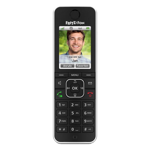 AVM FRITZ!Fon C6 black Festnetztelefon