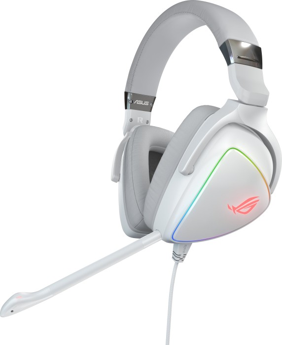 Kurzinfo: ASUS ROG Delta - White Edition - Headset - Full-Size - kabelgebunden - USB