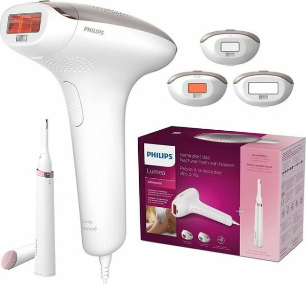 Highlights Philips Lumea Advanced verhindert effektiv das Nachwachsen von Haaren am Körper. Die sanften Lichtimpulse sorgen bei regelmäßiger Anwendung für eine seidig glatte Haut