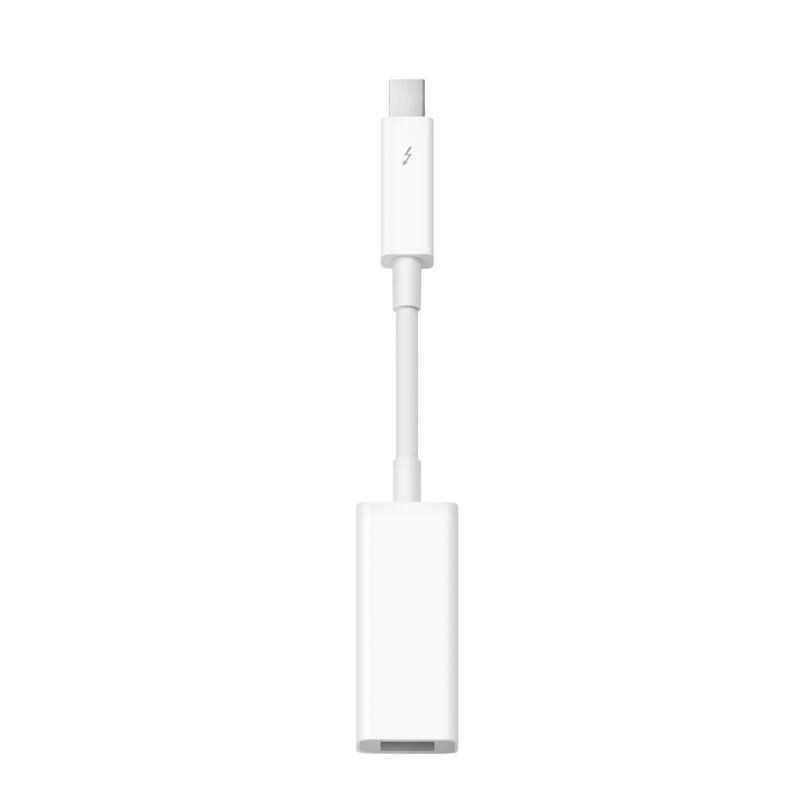 • Original Zubehör von Apple • Thunderbolt auf FireWire Adapter mit integriertem Thunderbolt Kabel