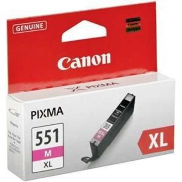 • Canon CLI551M XL Tintenpatrone (6445B001) • Farbe: Magenta • Inhalt: 11ml • Kompatibel zu: Canon PIXMA MG6350