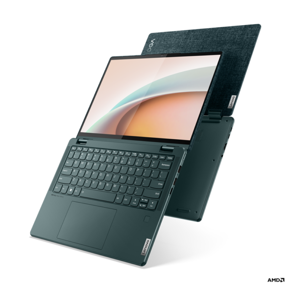 Kurzinfo: Lenovo Yoga 6 13ALC7 82UD - Flip-Design - AMD Ryzen 5 5500U / 2.1 GHz - Win 11 Home - Radeon Graphics - 8 GB RAM - 512 GB SSD NVMe - 33.8 cm (13.3) IPS Touchscreen 1920 x 1200 - Wi-Fi 6 - türkis (dunkel) - kbd: Deutsch - mit 3 Months Lenovo Premium Care