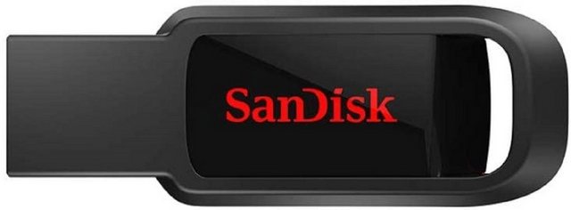 SanDisk Cruzer Spark 16GB USB 2.0 Flash-Laufwerk - Schwarz Bewahren Sie Ihren Content zusammen mit Ihren Schlüsseln aufMit dem integrierten Schlüsselanhänger-Ring haben Sie Ihren Content überall dabeiLeicht und einfach zu verwendenKappenloses Design – keine Teile