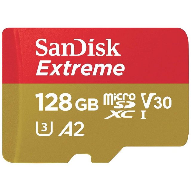 Sandisk Flash-Speicherkarte (microSDXC-an-SD-Adapter Speicherkarte (stoßsicher, Wasserdicht)