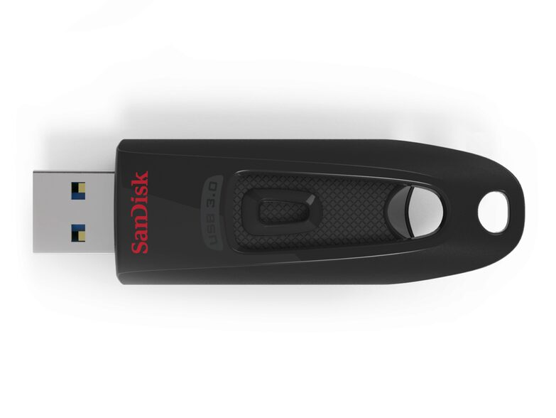 SanDisk Ultra, 128 GB Flash-Speicher-Stick, USB 3.0, schwarz