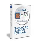 TurboCAD TurboCAD 3D Exterior Symbols Pack, English