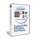 TurboCAD TurboCAD 3D Kitchen Symbols Pack, English