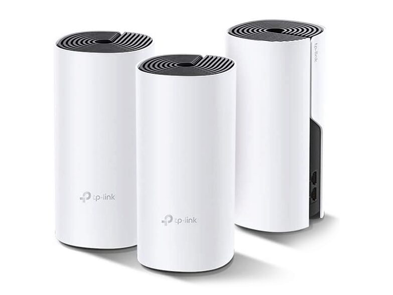 TP-Link Deco P9, Powerline-Mesh-WLAN Set (AC1200 + AV1000), 3er-Pack, weiß